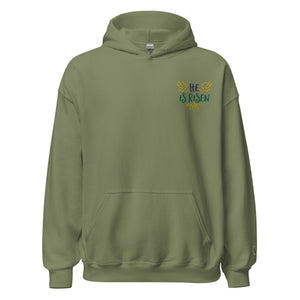 EMBROIDERED HEAVY BLEND PULLOVER HOODIE | GILDAN