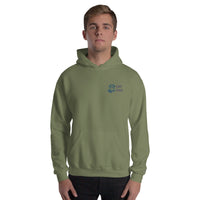 EMBROIDERED HEAVY BLEND PULLOVER HOODIE | GILDAN