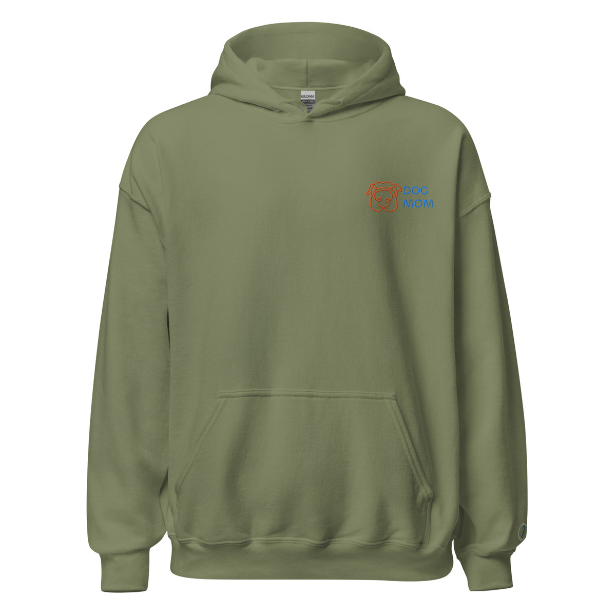 EMBROIDERED HEAVY BLEND PULLOVER HOODIE | GILDAN