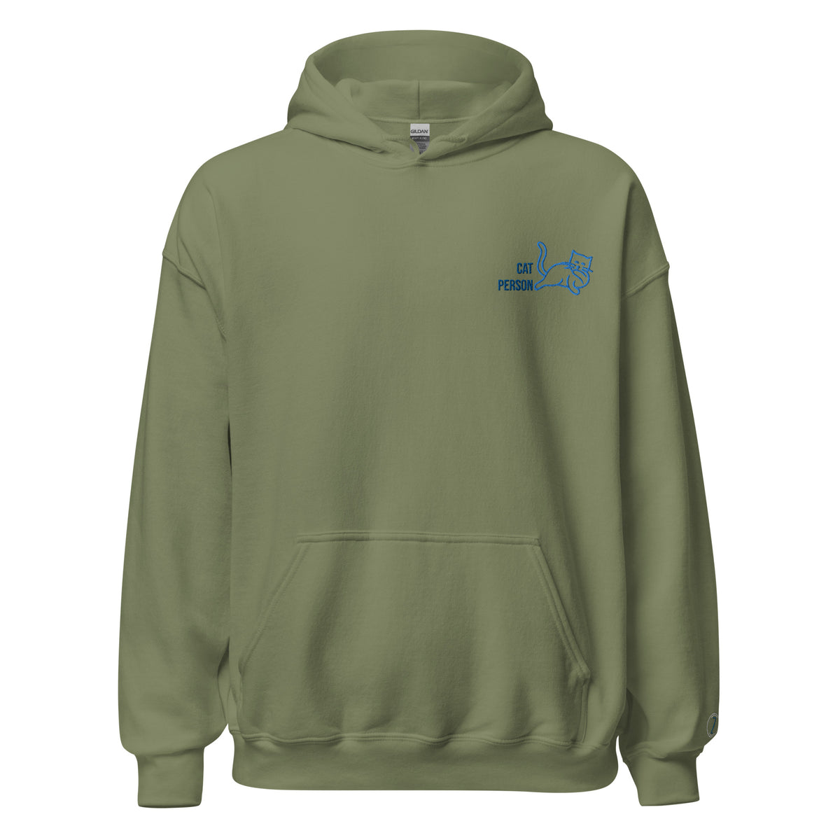 EMBROIDERED HEAVY BLEND PULLOVER HOODIE | GILDAN