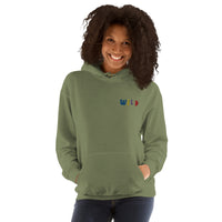 EMBROIDERED HEAVY BLEND PULLOVER HOODIE | GILDAN