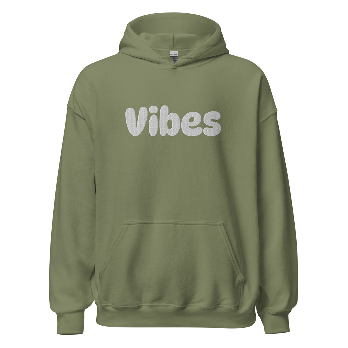 EMBROIDERED HEAVY BLEND PULLOVER HOODIE | GILDAN