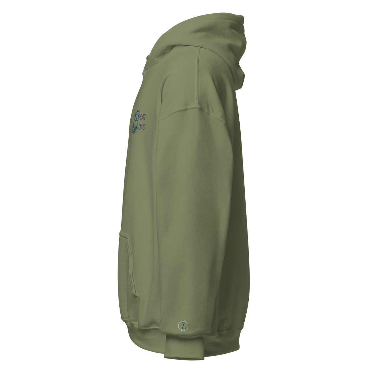EMBROIDERED HEAVY BLEND PULLOVER HOODIE | GILDAN