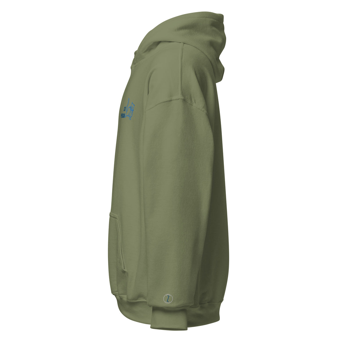 EMBROIDERED HEAVY BLEND PULLOVER HOODIE | GILDAN