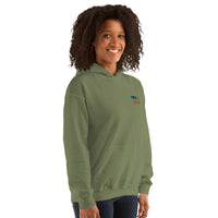 EMBROIDERED HEAVY BLEND PULLOVER HOODIE | GILDAN