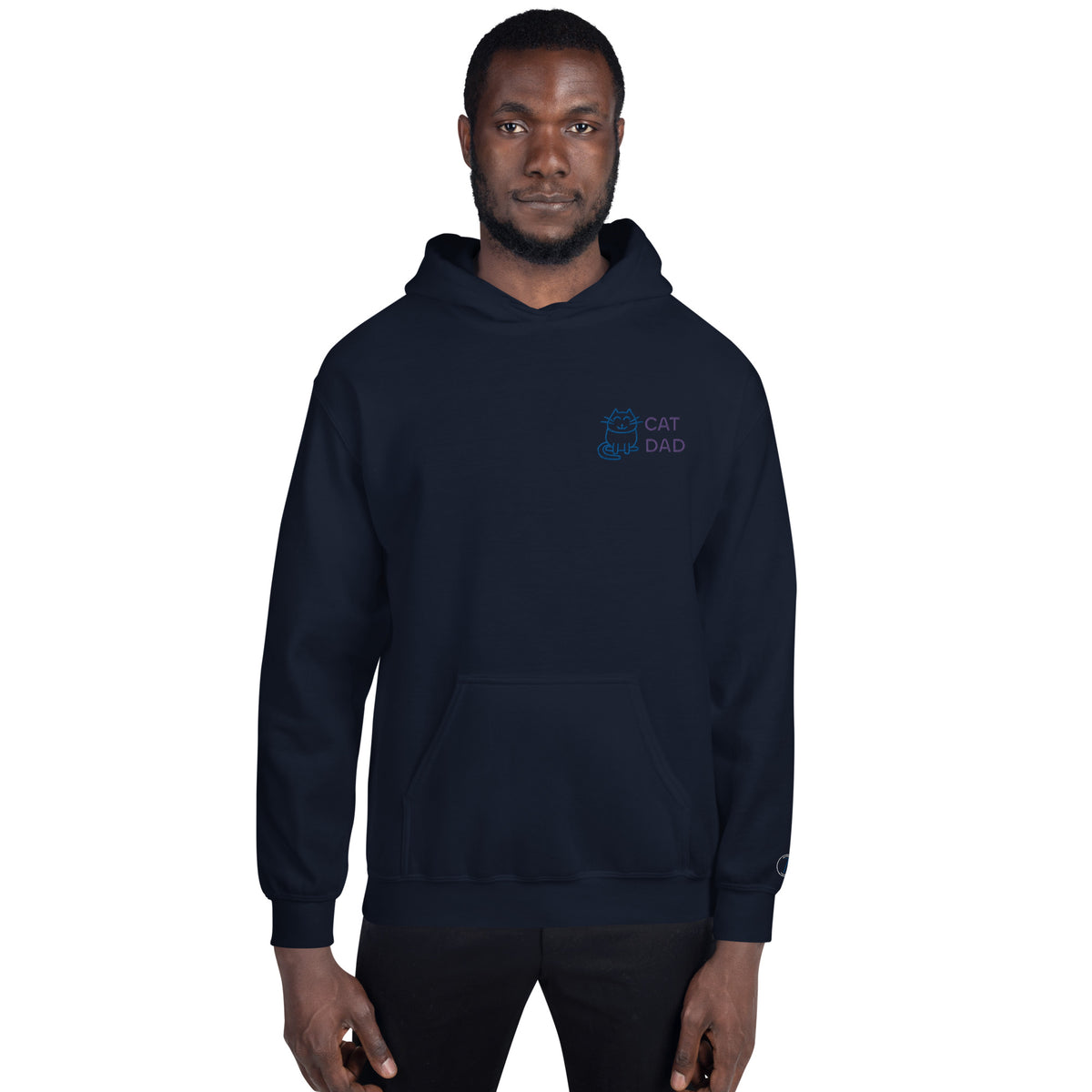 EMBROIDERED HEAVY BLEND PULLOVER HOODIE | GILDAN