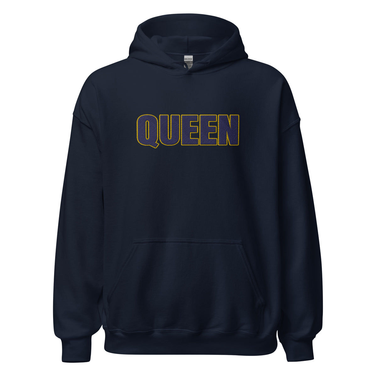 EMBROIDERED HEAVY BLEND PULLOVER HOODIE | GILDAN