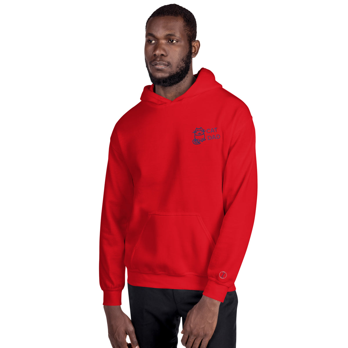 EMBROIDERED HEAVY BLEND PULLOVER HOODIE | GILDAN