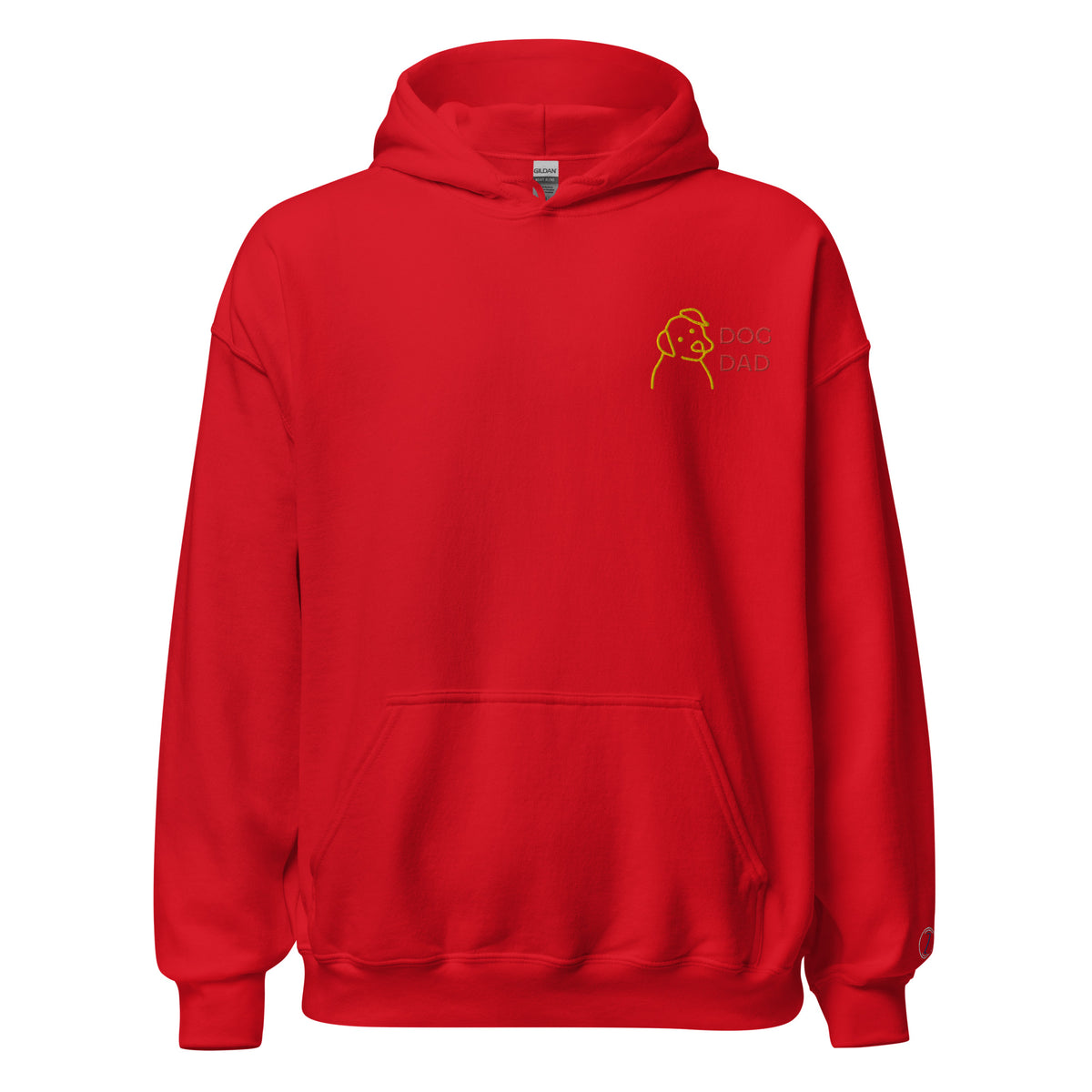 EMBROIDERED HEAVY BLEND PULLOVER HOODIE | GILDAN