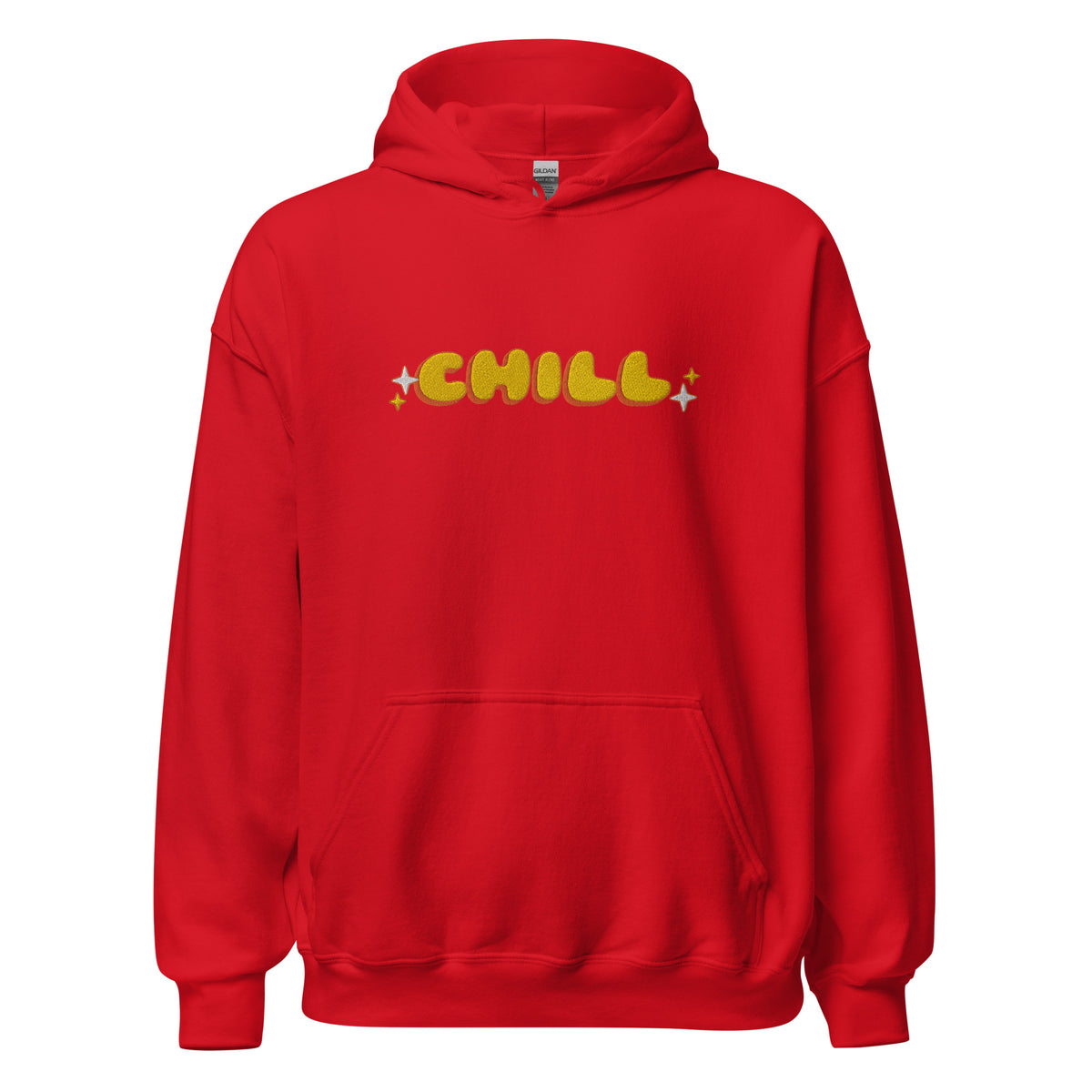EMBROIDERED HEAVY BLEND PULLOVER HOODIE | GILDAN