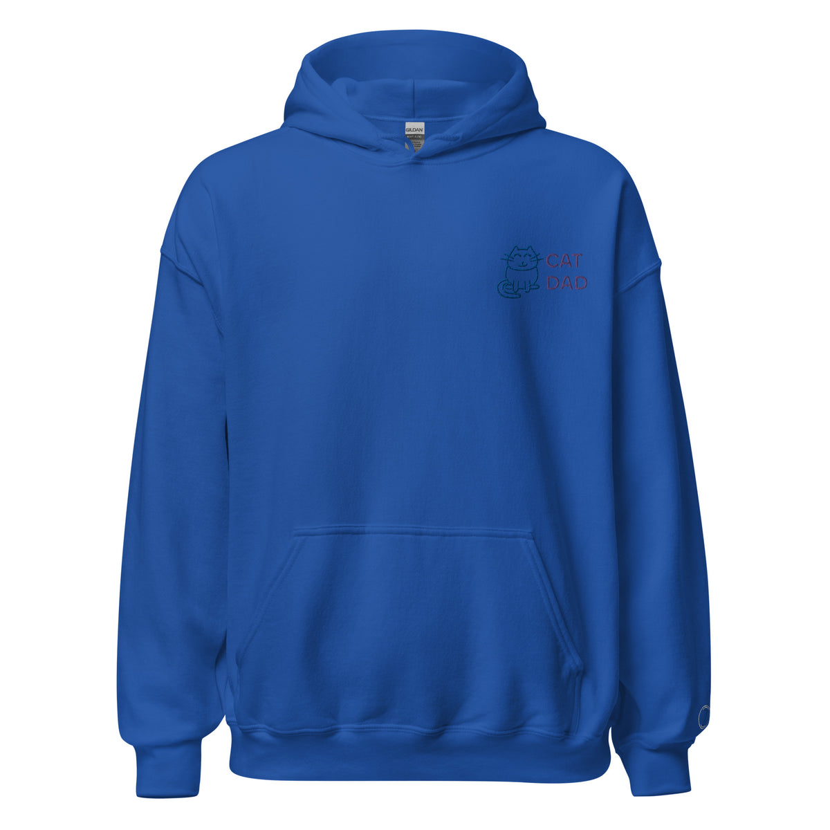 EMBROIDERED HEAVY BLEND PULLOVER HOODIE | GILDAN
