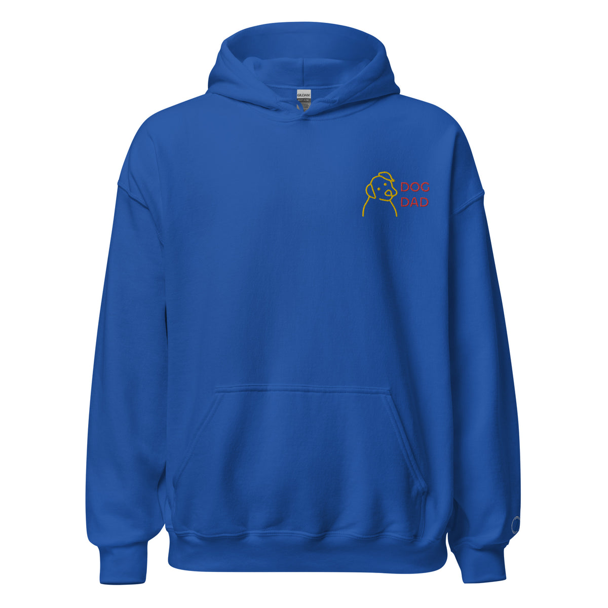 EMBROIDERED HEAVY BLEND PULLOVER HOODIE | GILDAN