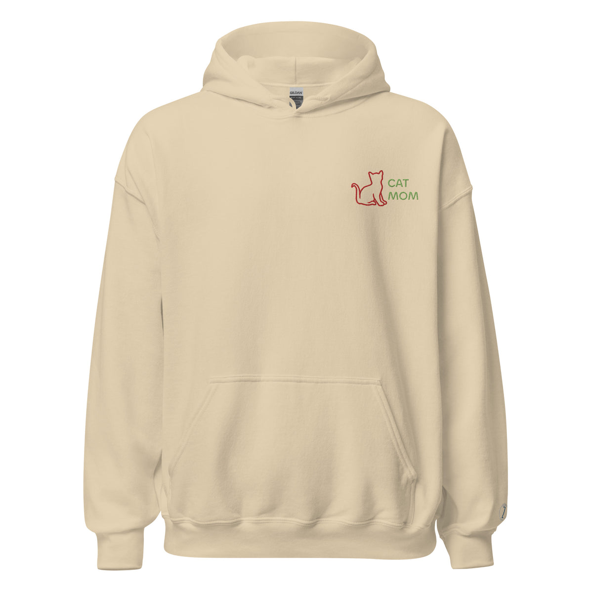 EMBROIDERED HEAVY BLEND PULLOVER HOODIE | GILDAN