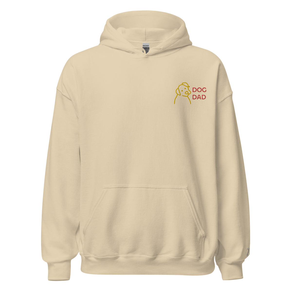 EMBROIDERED HEAVY BLEND PULLOVER HOODIE | GILDAN