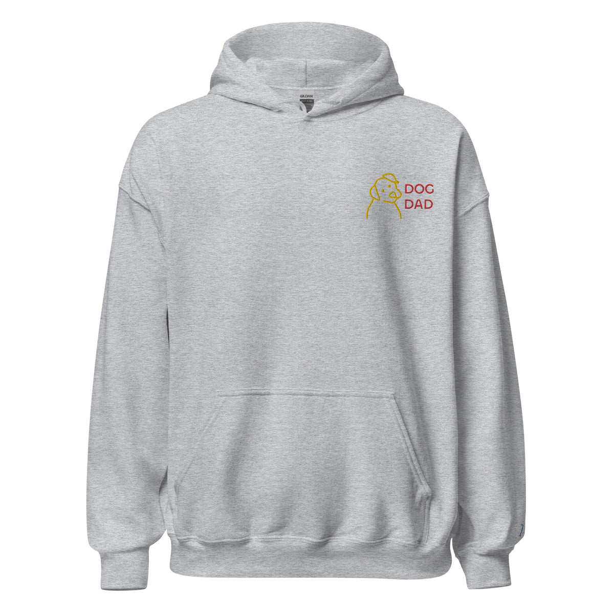 EMBROIDERED HEAVY BLEND PULLOVER HOODIE | GILDAN