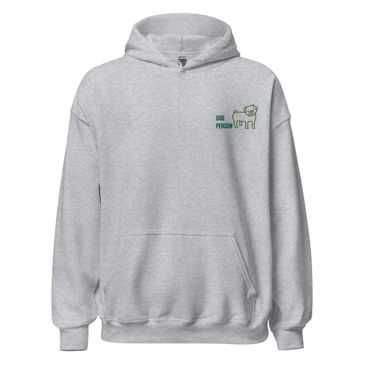 EMBROIDERED HEAVY BLEND PULLOVER HOODIE | GILDAN