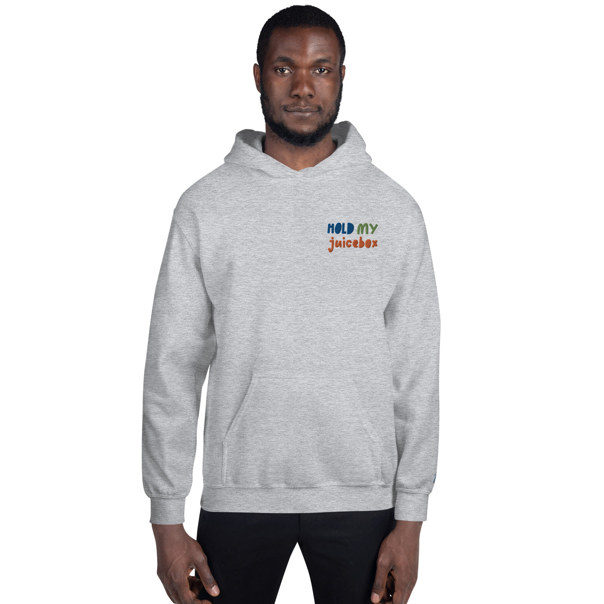 EMBROIDERED HEAVY BLEND PULLOVER HOODIE | GILDAN