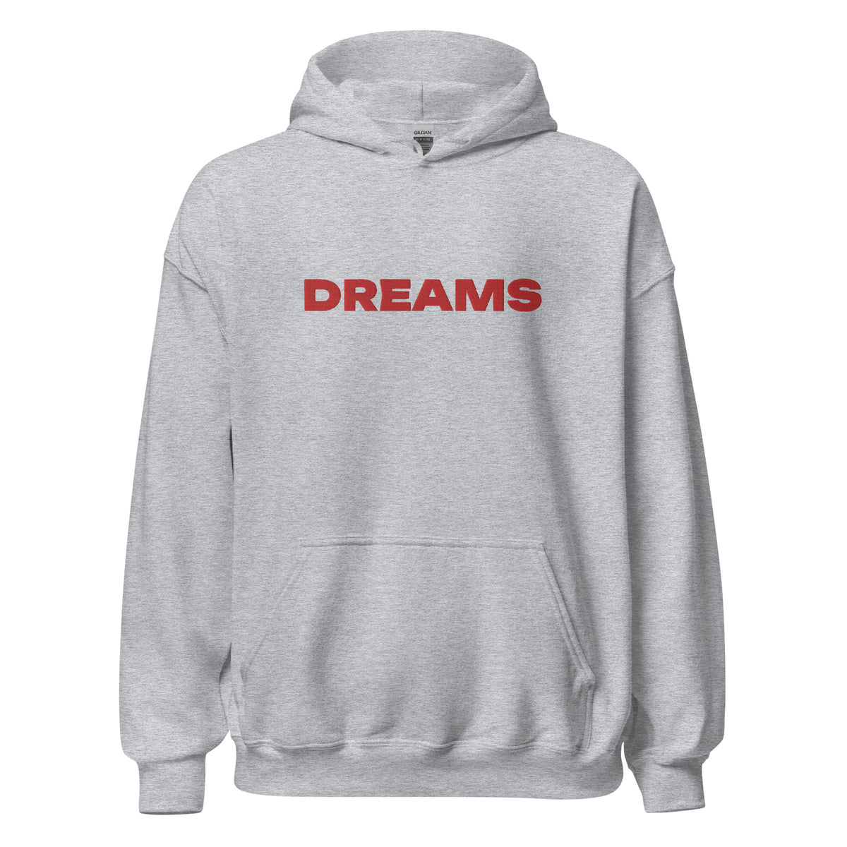 EMBROIDERED HEAVY BLEND PULLOVER HOODIE | GILDAN