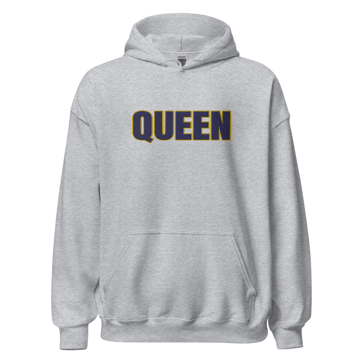 EMBROIDERED HEAVY BLEND PULLOVER HOODIE | GILDAN