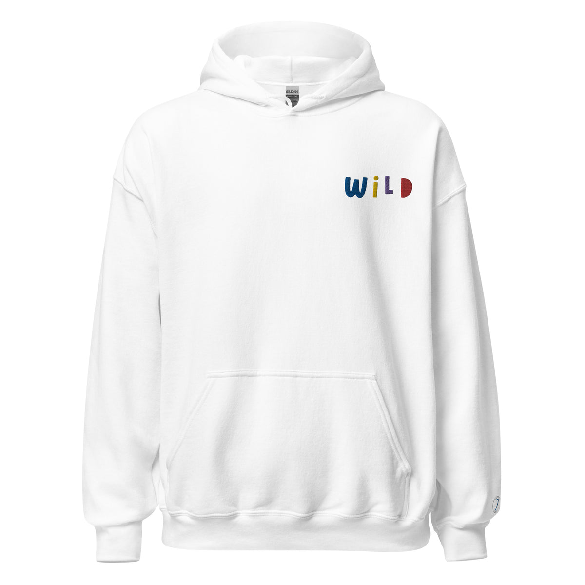 EMBROIDERED HEAVY BLEND PULLOVER HOODIE | GILDAN