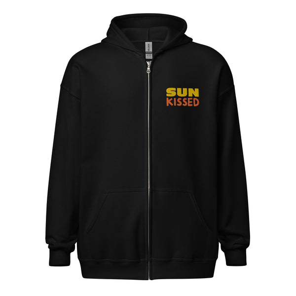 Embroidered heavy blend zip hoodie