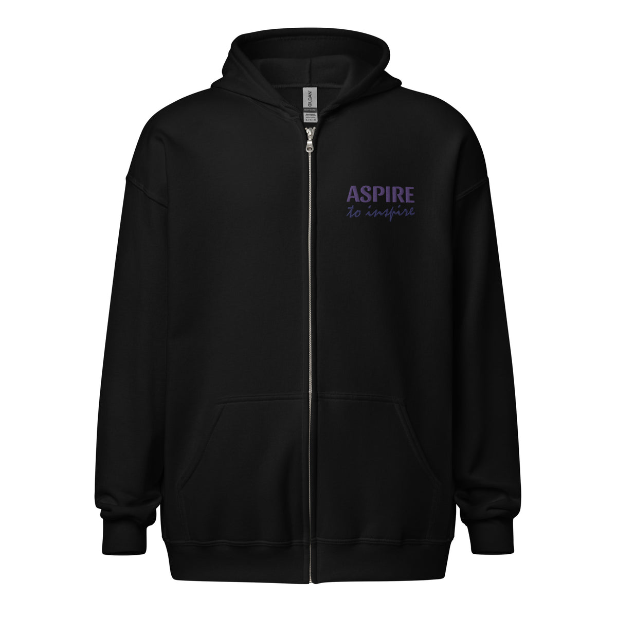 Embroidered Heavy Blend Zip Hoodie | Gildan