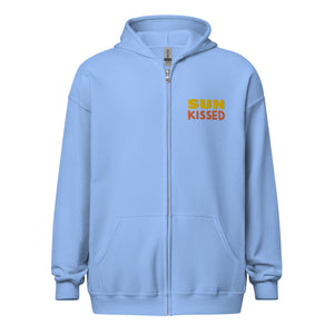Embroidered heavy blend zip hoodie