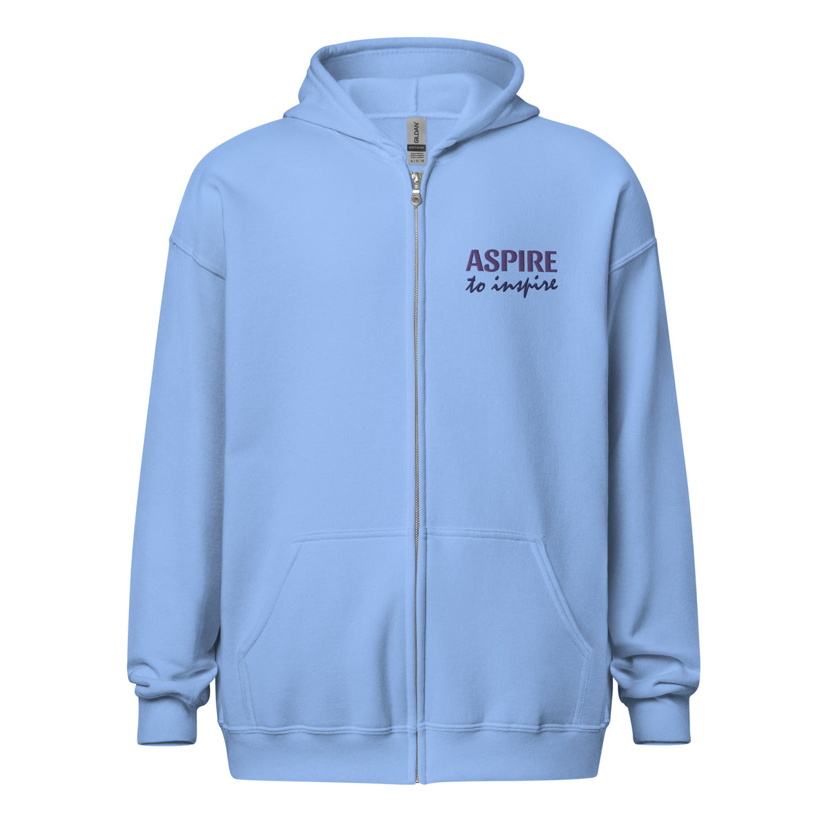 Embroidered Heavy Blend Zip Hoodie | Gildan
