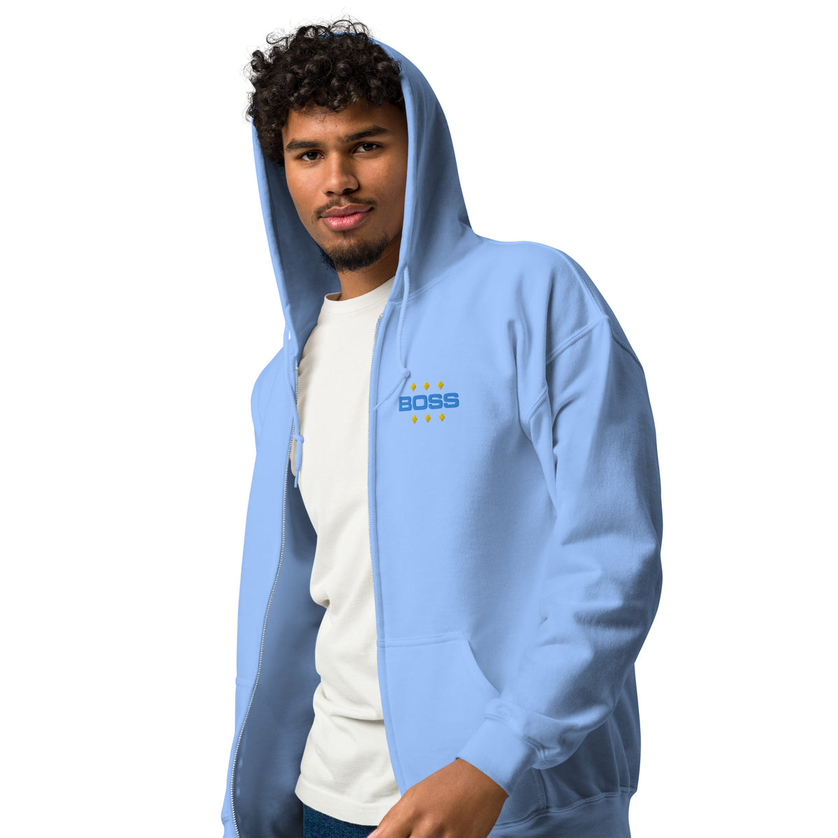 Embroidered Heavy Blend Zip Hoodie | Gildan