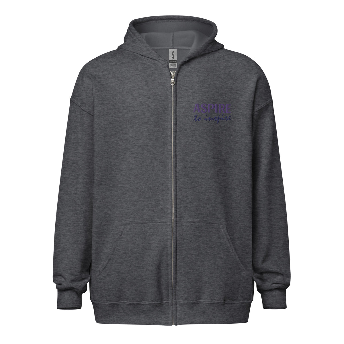 Embroidered Heavy Blend Zip Hoodie | Gildan