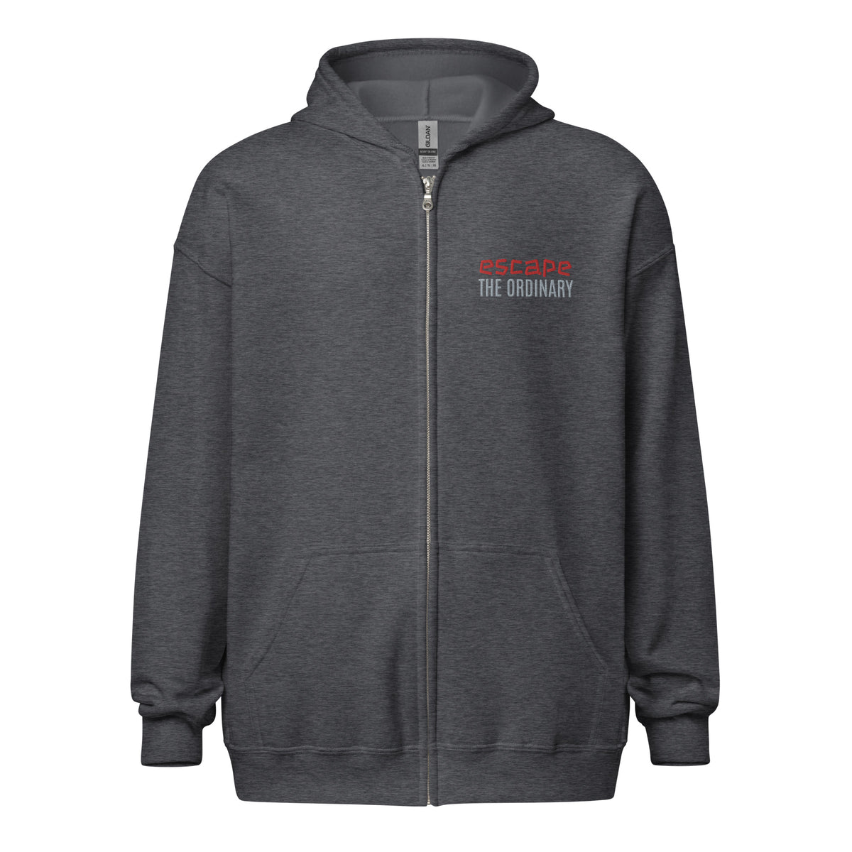 Embroidered Heavy Blend Zip Hoodie | Gildan
