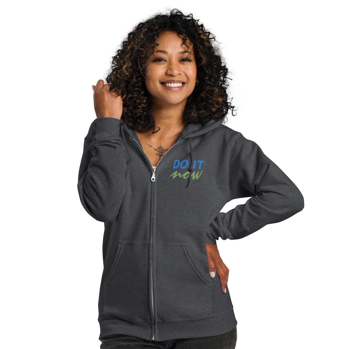 Embroidered Heavy Blend Zip Hoodie | Gildan