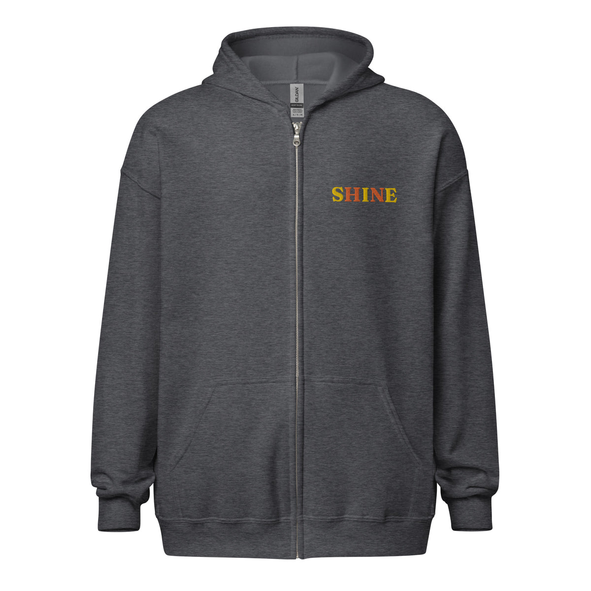 Embroidered Heavy Blend Zip Hoodie | Gildan