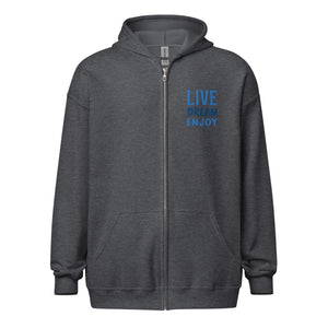 Embroidered Heavy Blend Zip Hoodie | Gildan