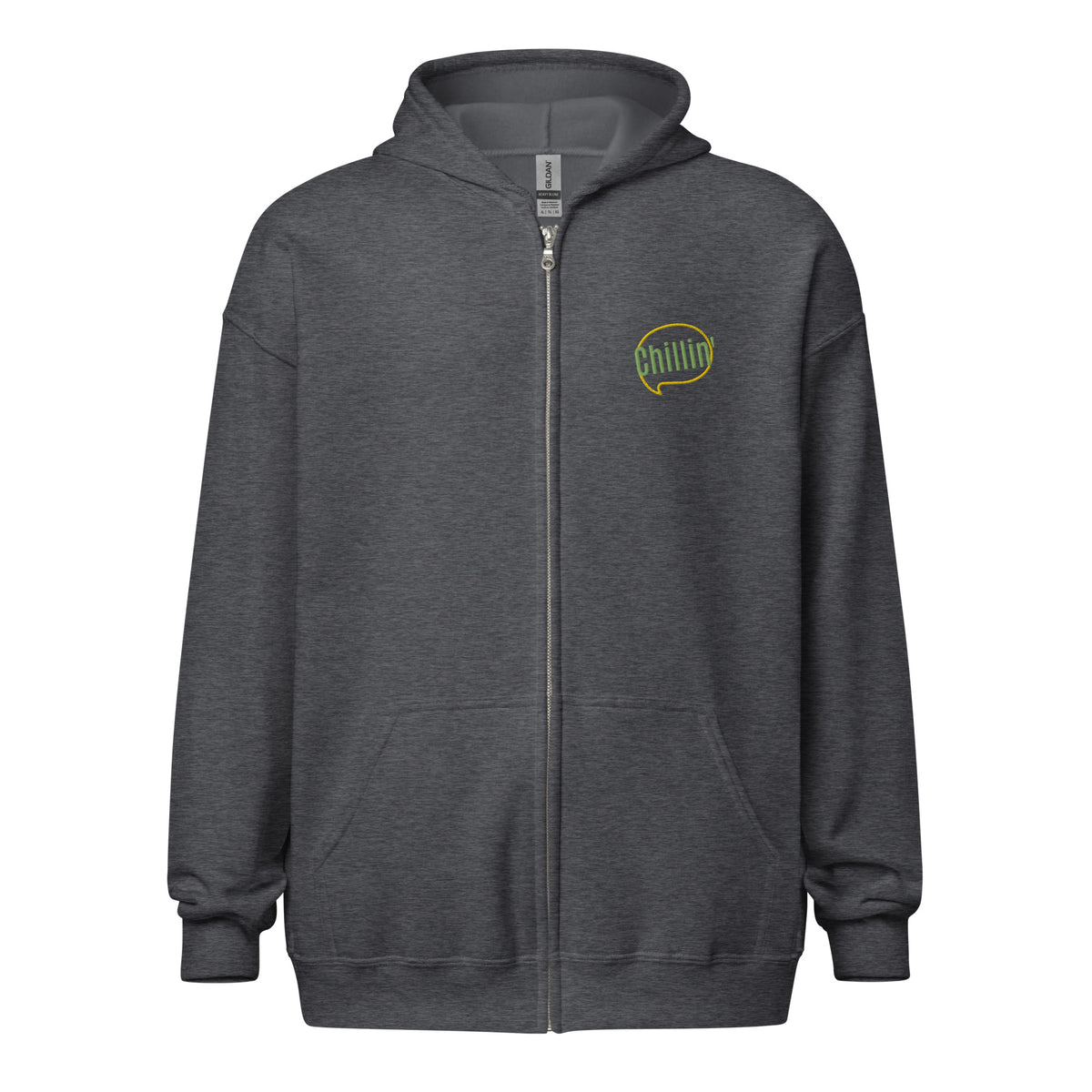 Embroidered Heavy Blend Zip Hoodie | Gildan