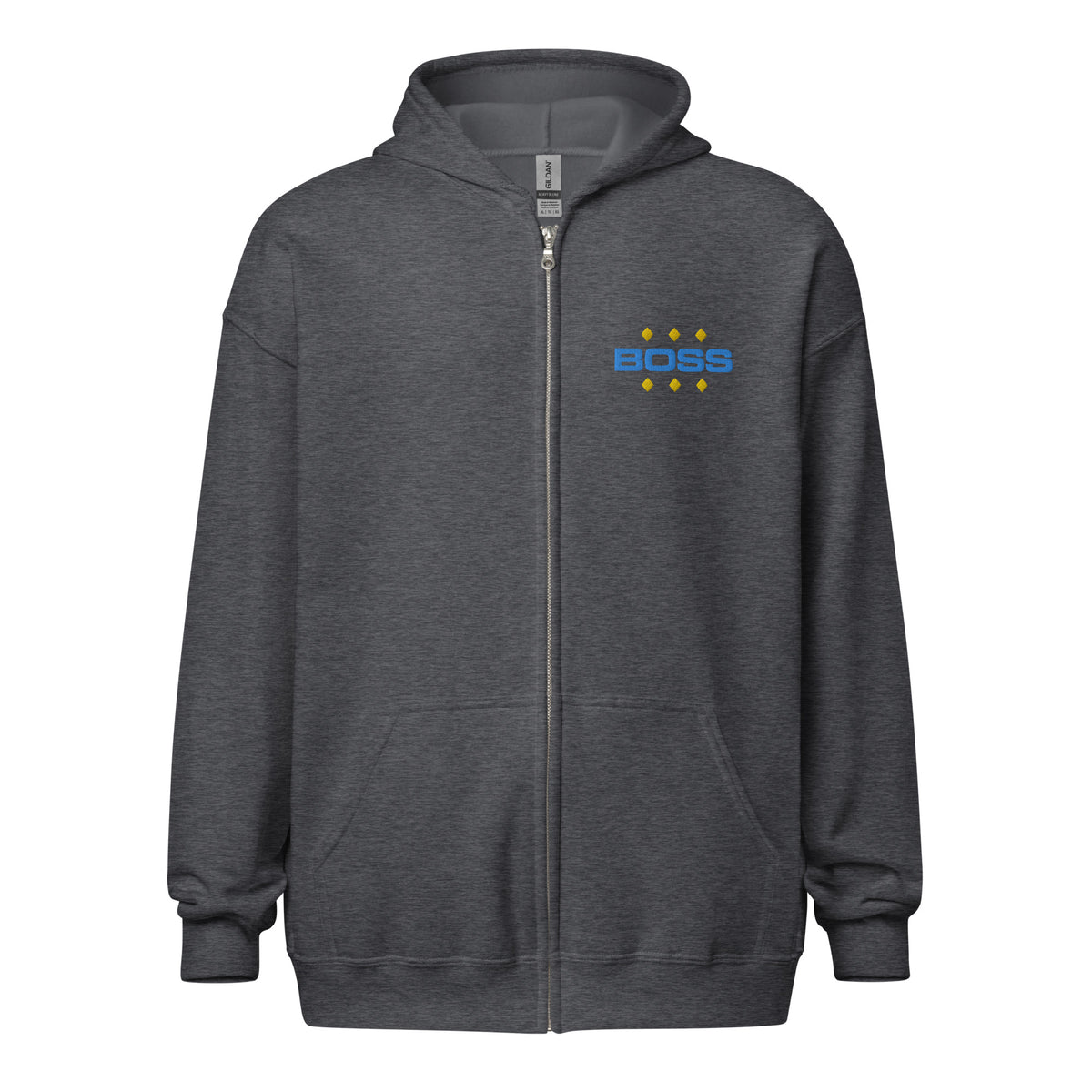 Embroidered Heavy Blend Zip Hoodie | Gildan
