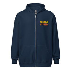 Embroidered heavy blend zip hoodie
