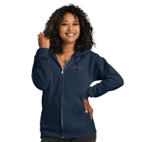 Embroidered Heavy Blend Zip Hoodie | Gildan