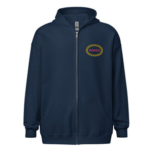 Embroidered Heavy Blend Zip Hoodie | Gildan