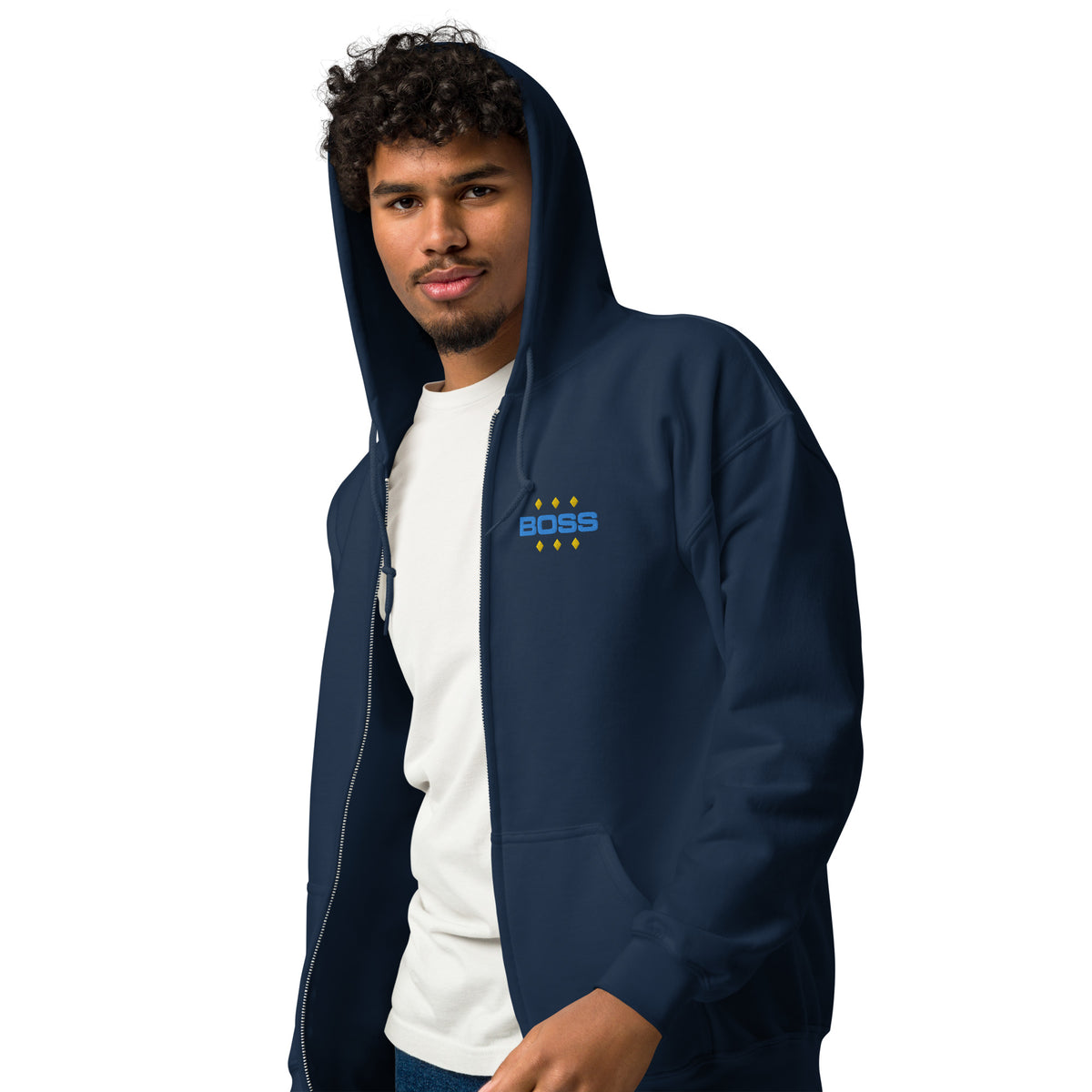 Embroidered Heavy Blend Zip Hoodie | Gildan