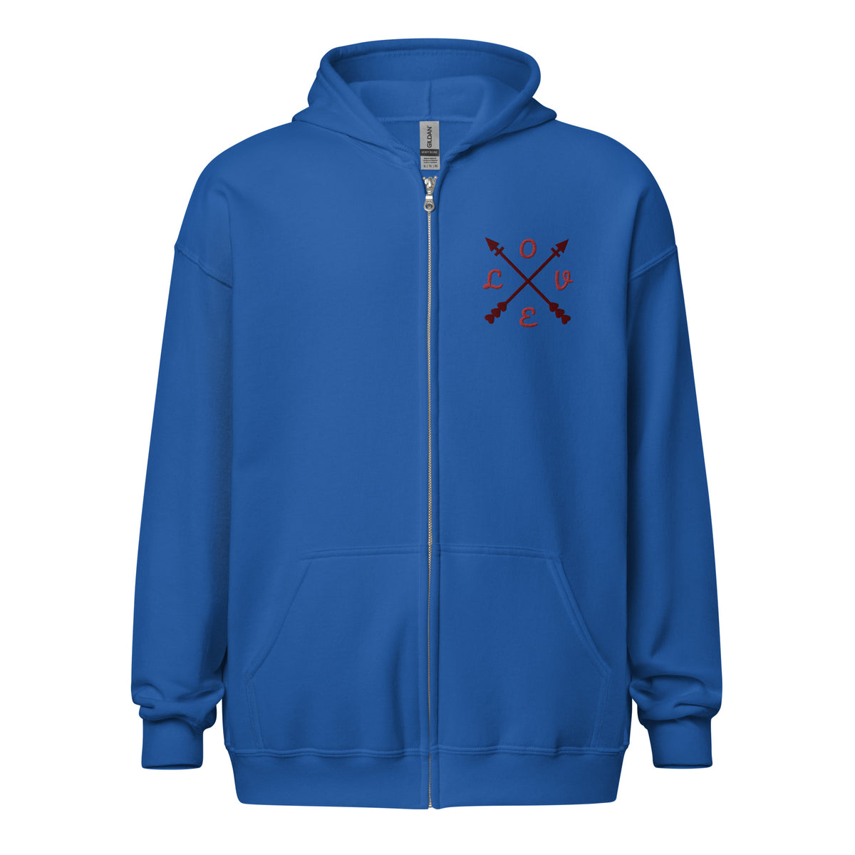 Embroidered Heavy Blend Zip Hoodie | Gildan