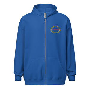Embroidered Heavy Blend Zip Hoodie | Gildan