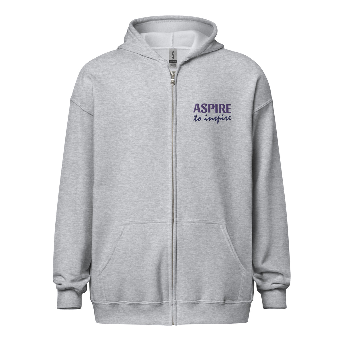 Embroidered Heavy Blend Zip Hoodie | Gildan