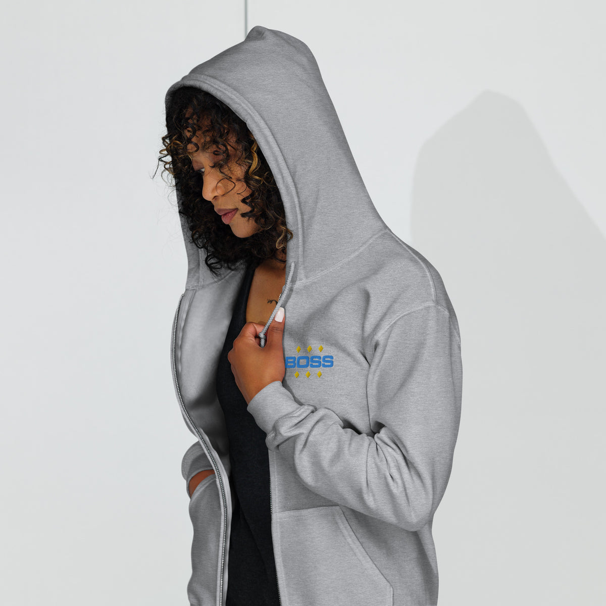 Embroidered Heavy Blend Zip Hoodie | Gildan