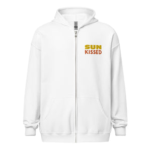 Embroidered heavy blend zip hoodie