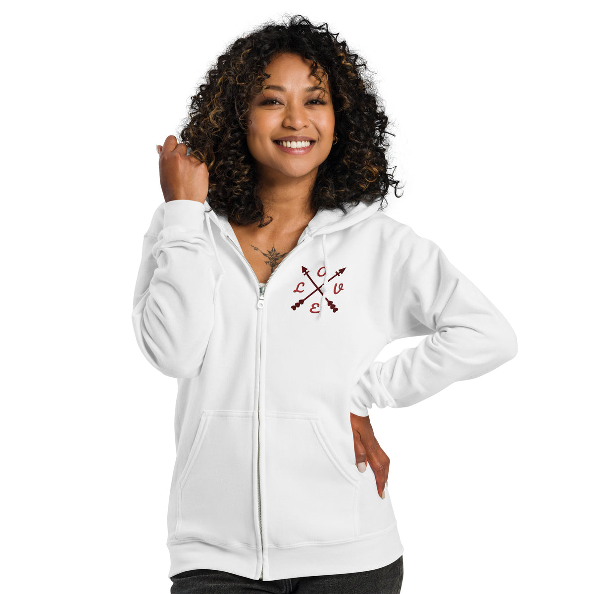 Embroidered Heavy Blend Zip Hoodie | Gildan