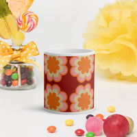 White glossy mug