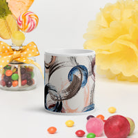 White glossy mug
