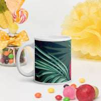 White glossy mug