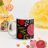 White glossy mug